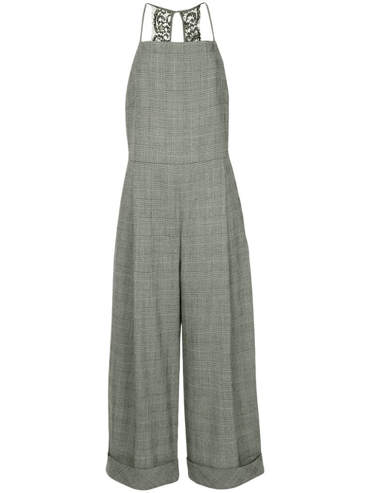 Maison Mihara Yasuhiro Herringbone Jumpsuit - Grey