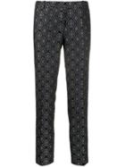 Kiltie All-over Pattern Trousers - Blue