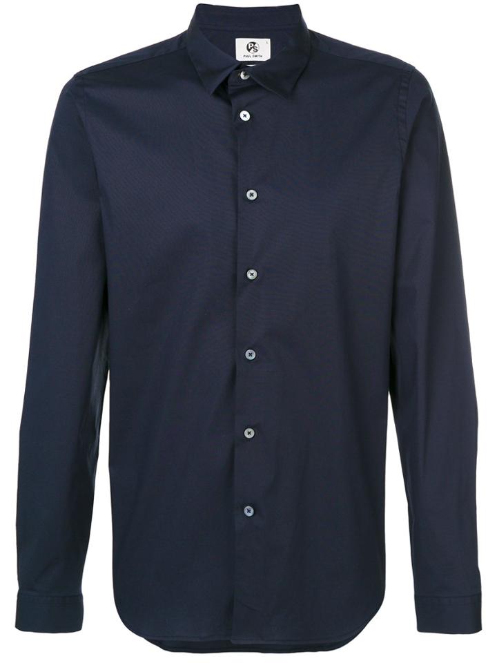 Ps By Paul Smith Slim Shirt - Blue