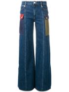 Sonia Rykiel Cargo Pocket Jeans - Blue