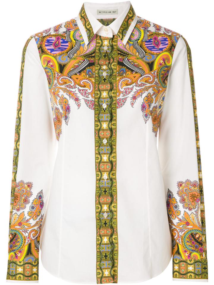 Etro Mixed Indian Print Shirt - Multicolour