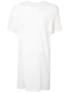 Julius Sheer Panel T-shirt, Men's, Size: 3, White, Cotton