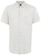 Osklen Plaid Linen Shirt - White