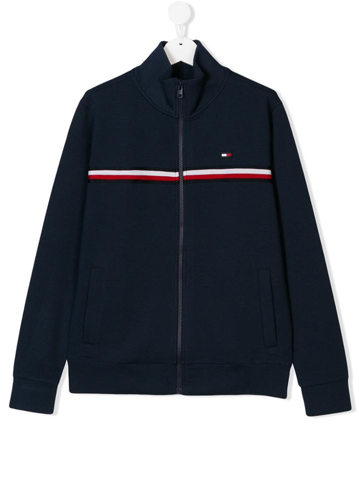 Tommy Hilfiger Junior Teen Zip-up Sweater - Blue