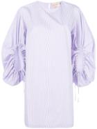 Erika Cavallini Striped Dress - Pink & Purple