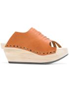 Trippen Strappy Slip-on Mules - Brown