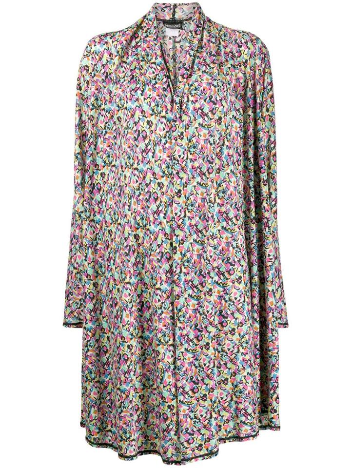 Missoni Vintage 190's Printed Overcoat - White