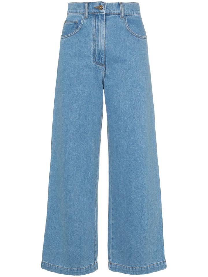 Nanushka Marfa 90s High-waisted Straight Leg Jeans - Blue