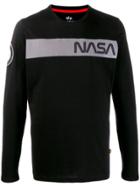 Alpha Industries Nasa Logo T-shirt - Black