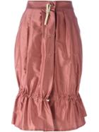 Romeo Gigli Vintage Fluted Hem Skirt