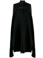 Ssheena Cape Coat - Black