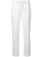 P.a.r.o.s.h. Low-waist Track Pants - White