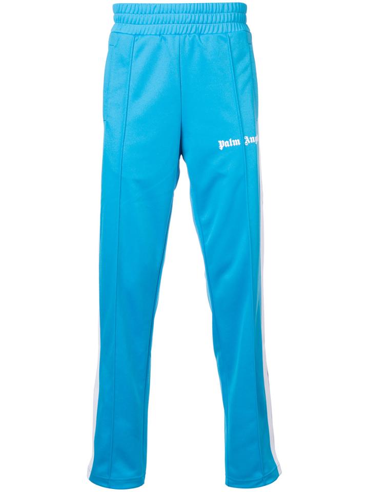 Palm Angels Logo Track Pants - Blue