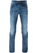 Diesel Thavar-ne 0674z Skinny Jeans, Men's, Size: 30, Blue, Cotton/polyester/spandex/elastane