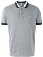 Sun 68 Contrast Polo Shirt, Men's, Size: Xxxl, Grey, Cotton/spandex/elastane