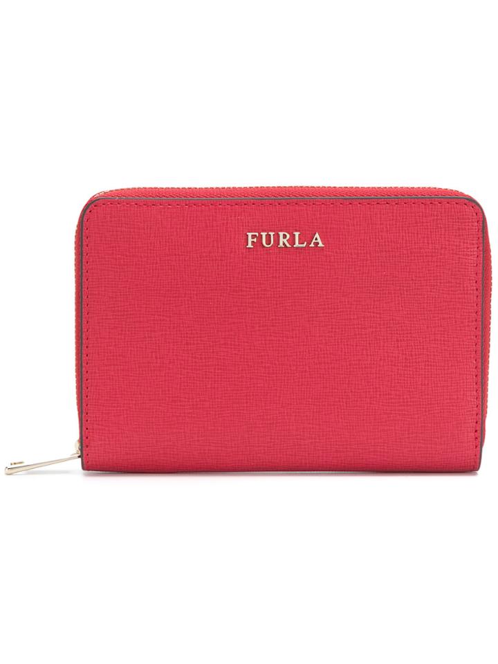 Furla Babylon Zip Around Wallet - Red