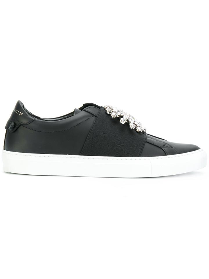 Givenchy Embellished Slip-on Sneakers - Black