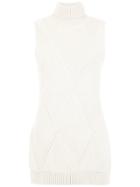 Egrey Ribbed Tricot Blouse - White