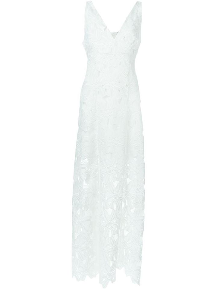 Blugirl Floral Macramé Maxi Dress
