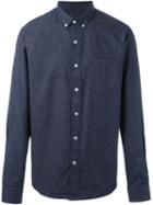 Ami Alexandre Mattiussi - Button Down Shirt - Men - Cotton - 41, Blue, Cotton