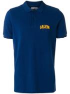 Calvin Klein Jeans Front Logo Polo Shirt - Blue