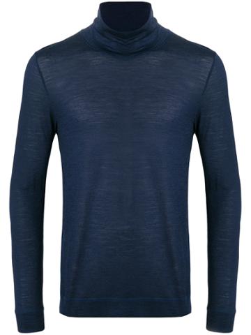 Common Wild Turtleneck Jumper - Blue