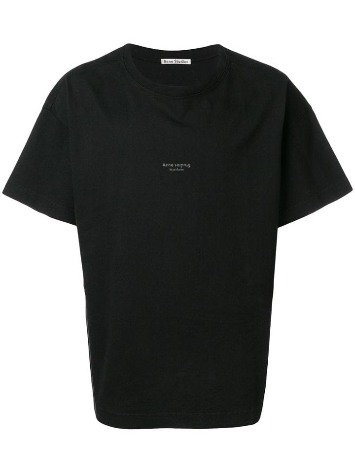 Acne Studios Garment Dyed T-shirt - Black