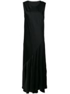 Haider Ackermann Draped Satin Gown - Black