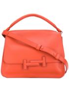Tod's - Double T Tote - Women - Calf Leather - One Size, Yellow/orange, Calf Leather