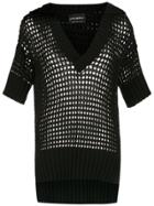 Andrea Bogosian Knitted Short Sleeved Top - Black