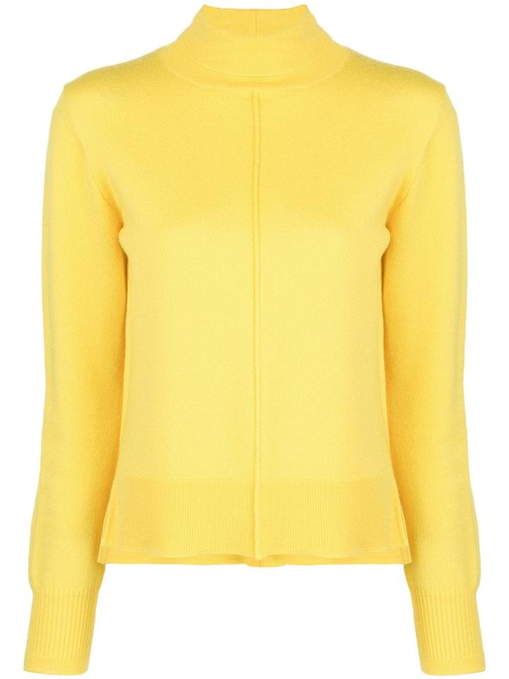 Sea Roll-neck Jumper - Yellow