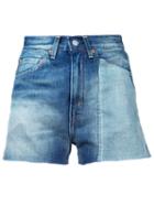High Waisted Denim Shorts - Women - Cotton - 26, Blue, Cotton, Levi's Vintage Clothing