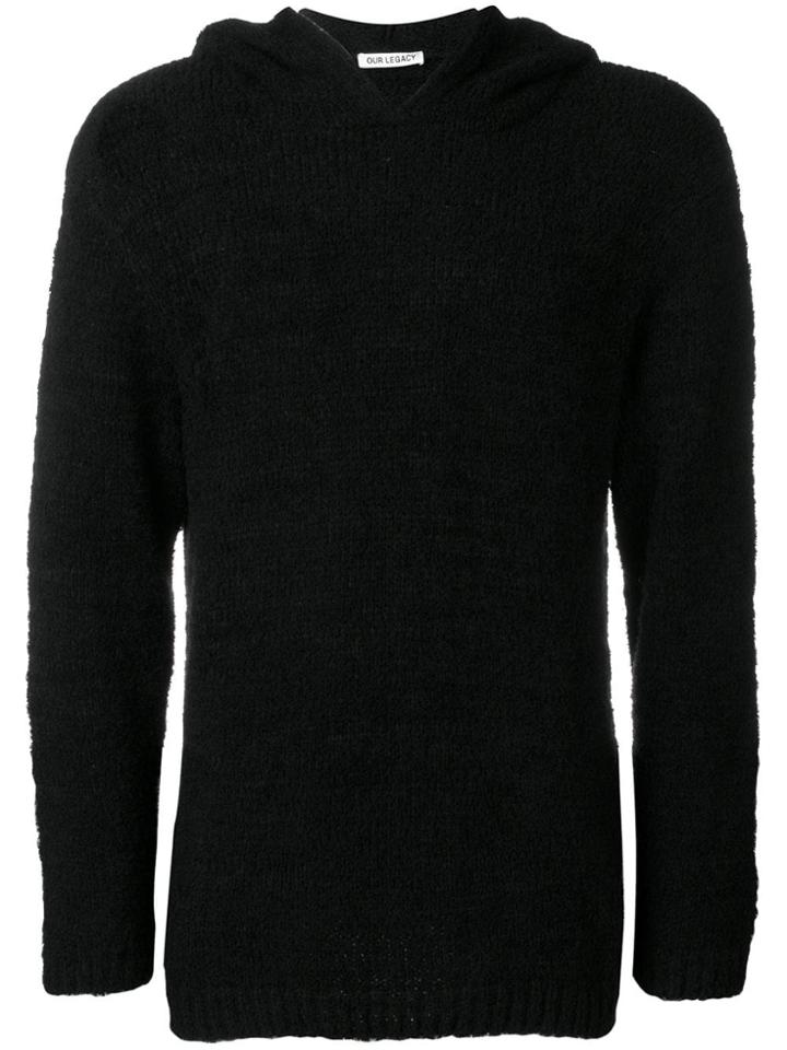 Our Legacy Knitted Hoodie - Black