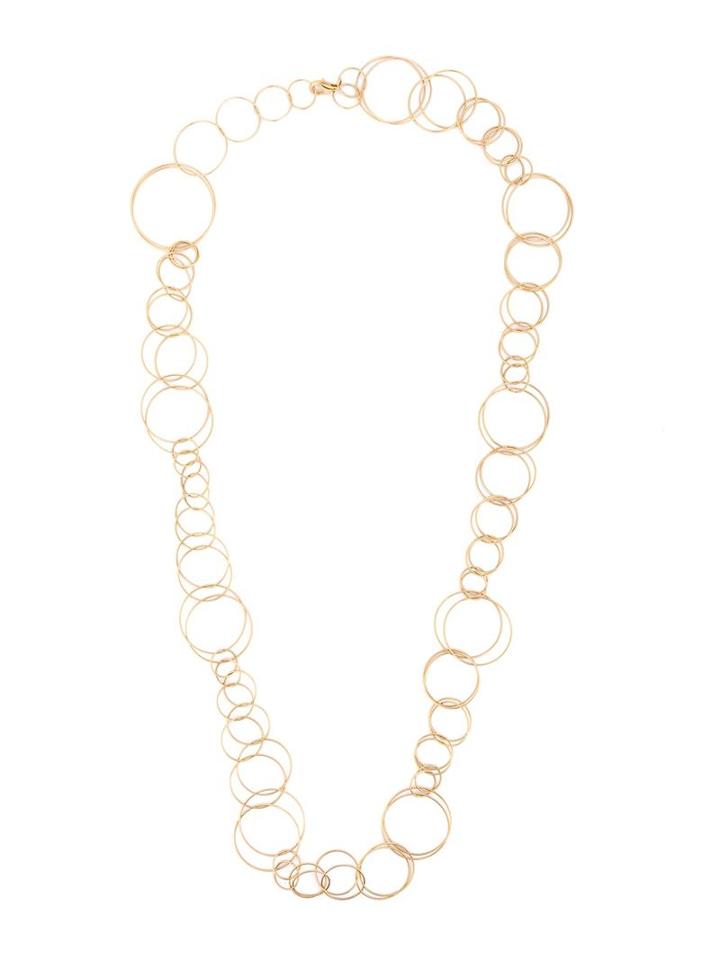 Rosa De La Cruz Yellow Gold Multi Link Chain Necklace, Women's, Metallic