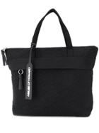 House Of Holland Embroidered Logo Tote - Black