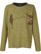 Issey Miyake Men Reversible Parrot Patterned Sweater