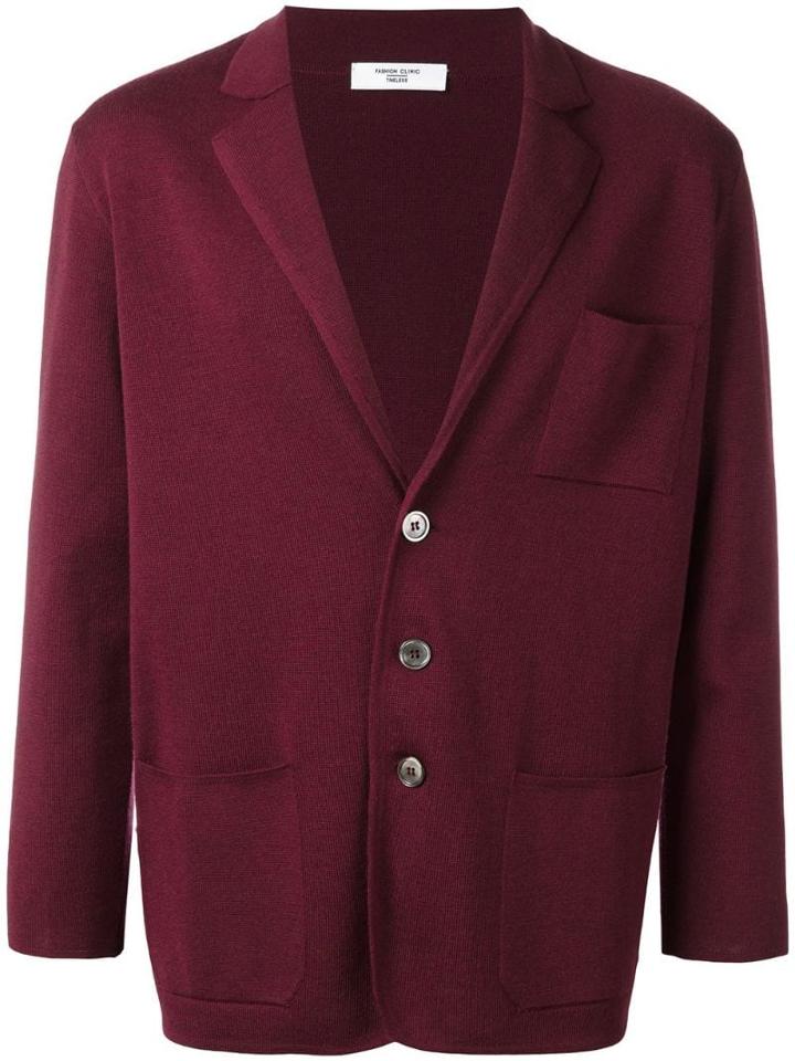 Fashion Clinic Timeless Three Button Cardigan - Pink