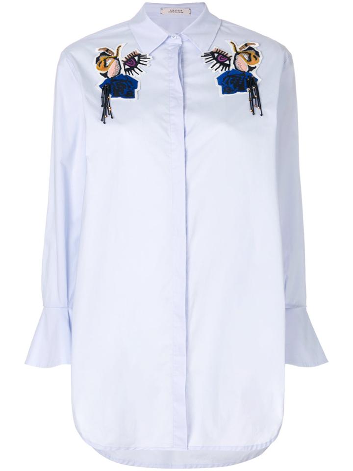 Dorothee Schumacher Appliqué Shirt - Blue
