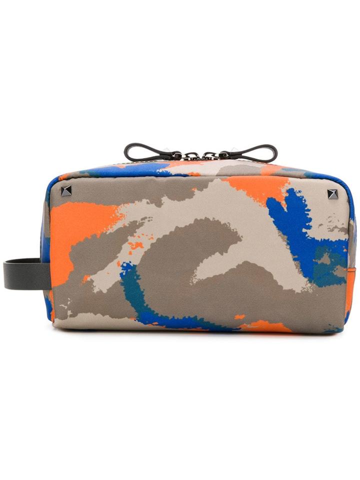 Valentino Valentino Garavani Camouflage Clutch - Grey