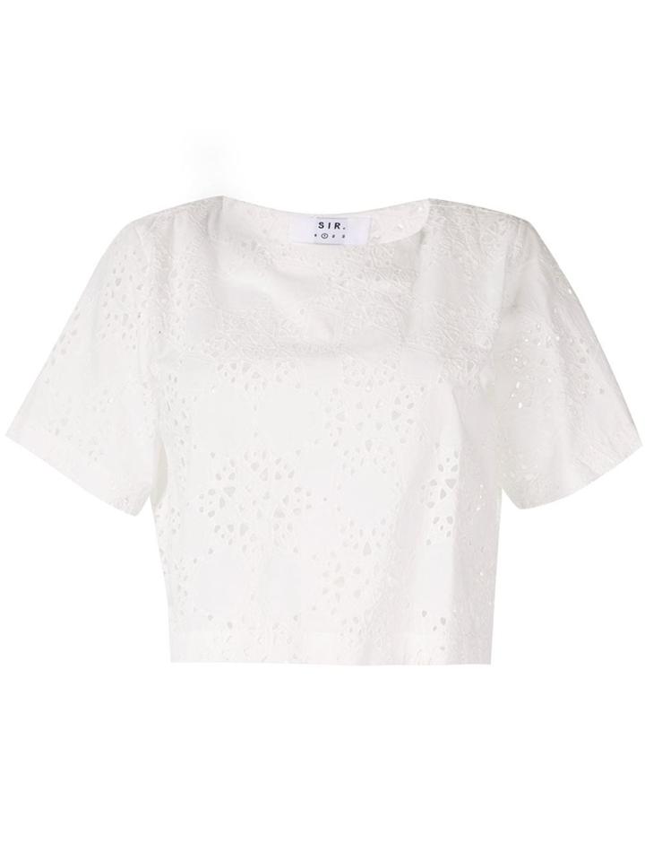 Sir. Celeste Embroidered T-shirt - White