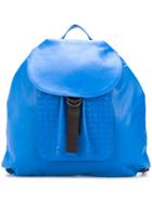Bottega Veneta Woven Detail Backpack - Blue