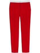 Burberry Two-tone Wool Tailored Trousers