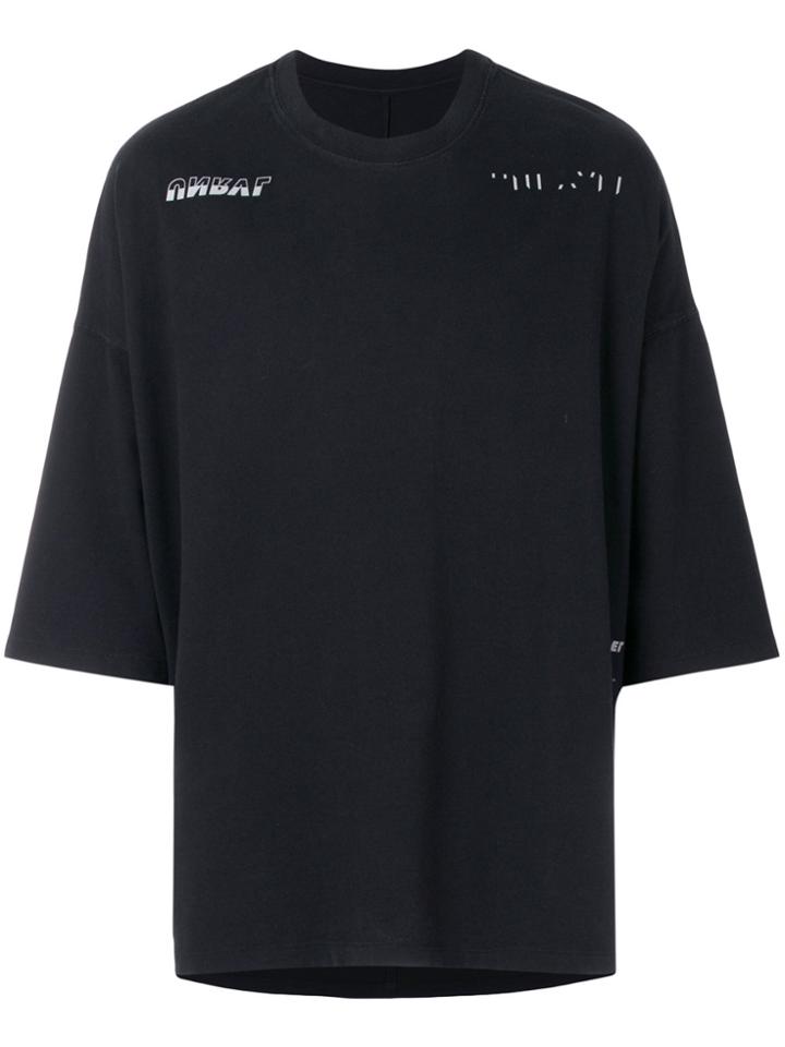 Unravel Project Ben Taverniti Racing Boxy T-shirt - Black