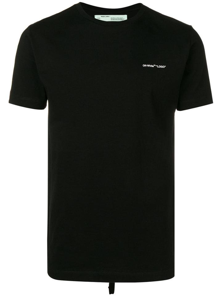 Off-white Logo Slim Fit T-shirt - Black