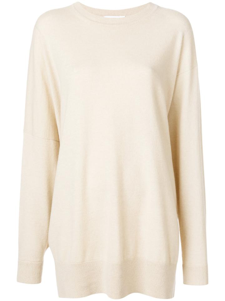 Jil Sander Slouchy Jumper - Nude & Neutrals