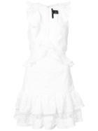 Jay Godfrey Lace Flared Dress - White