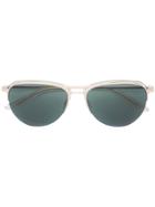 Barton Perreira Round Frame Sunglasses - Metallic
