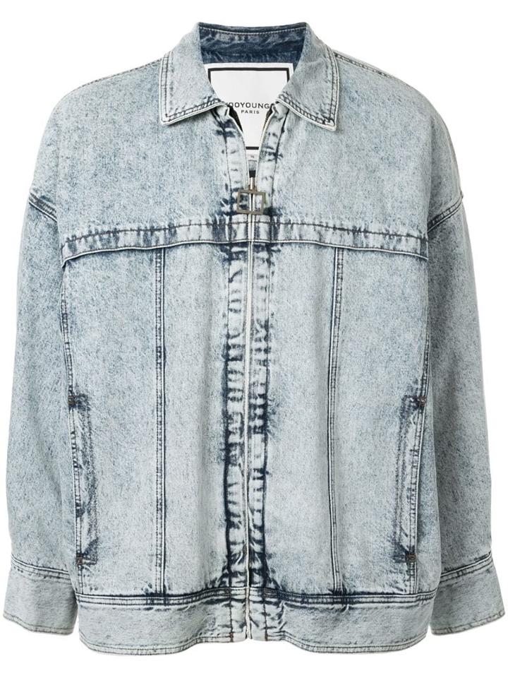 Wooyoungmi Oversized Denim Jacket - Blue