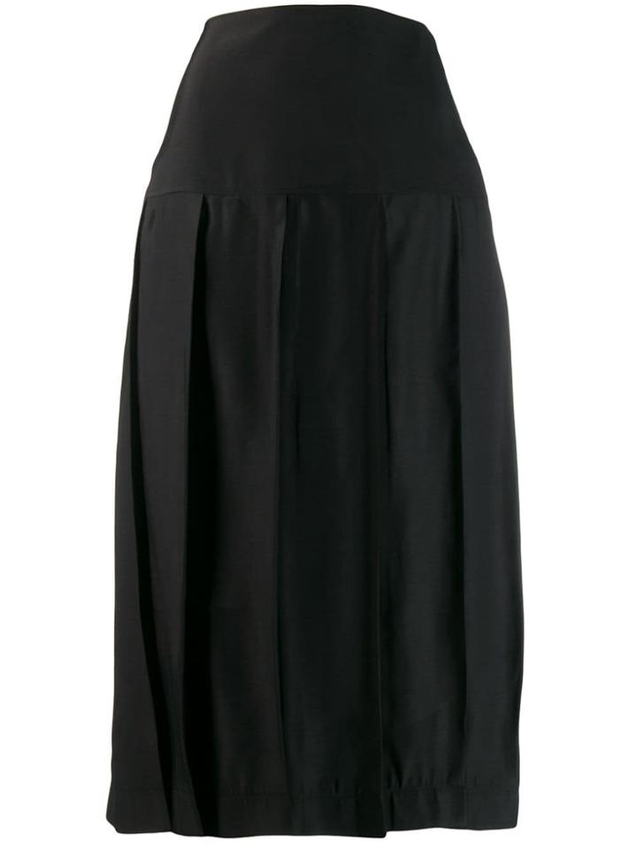 Jil Sander Luisa Pleated Skirt - Black