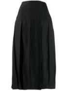 Jil Sander Luisa Pleated Skirt - Black